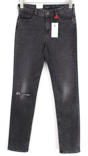 SCOTCH & SODA Supreme Women Jeans W28/L34 Slim Straight Grey Cotton Stretch