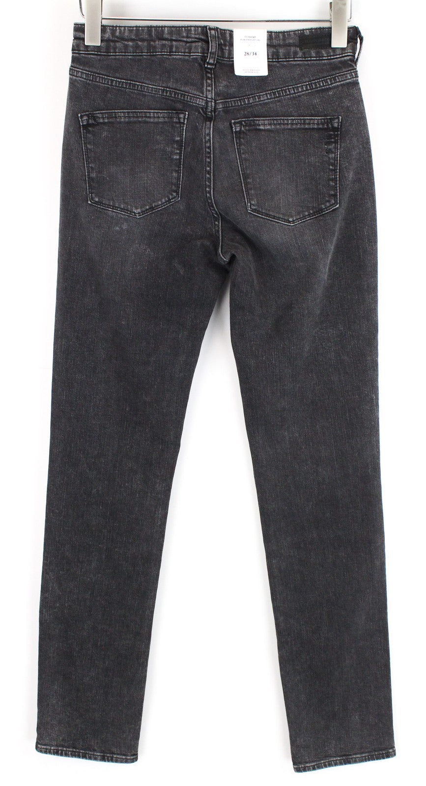 SCOTCH & SODA Supreme Women Jeans W28/L34 Slim Straight Grey Cotton Stretch