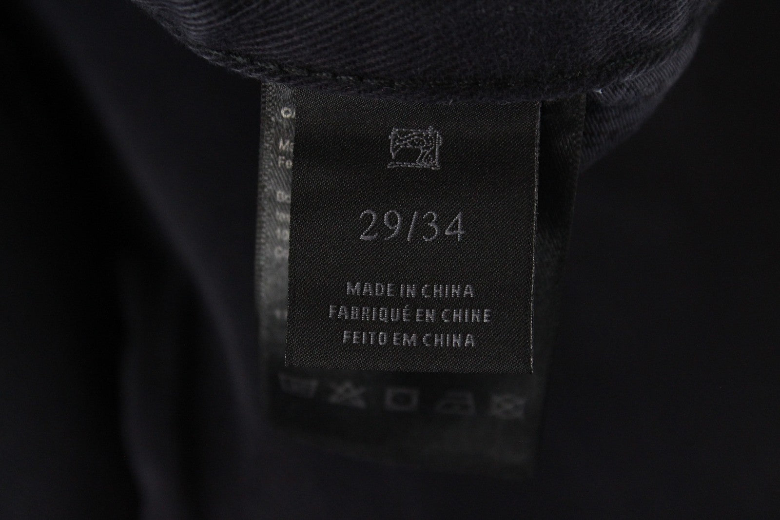 MAISON SCOTCH Women Jeans W29/L34 Slim Boyfriend Fit Cotton Navy Zip-Fly Ripped