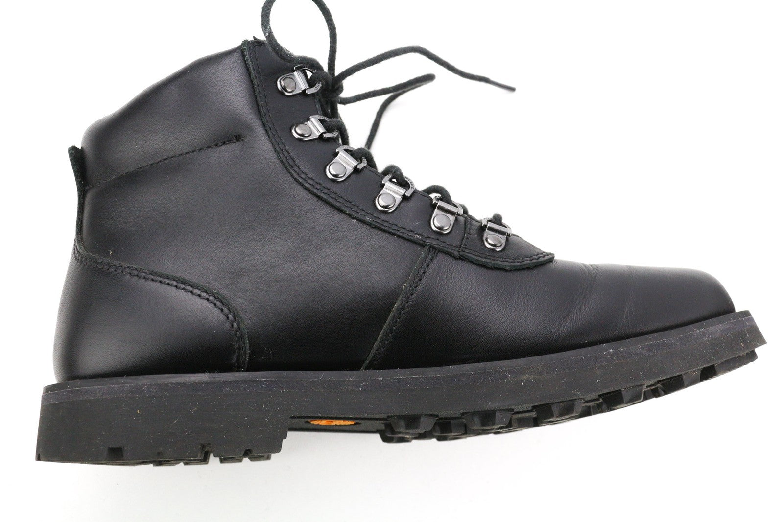 TIMBERLAND A27ZK Men Boots EU42 Black Leather Logo Waterproof TimberDry ReBOTL