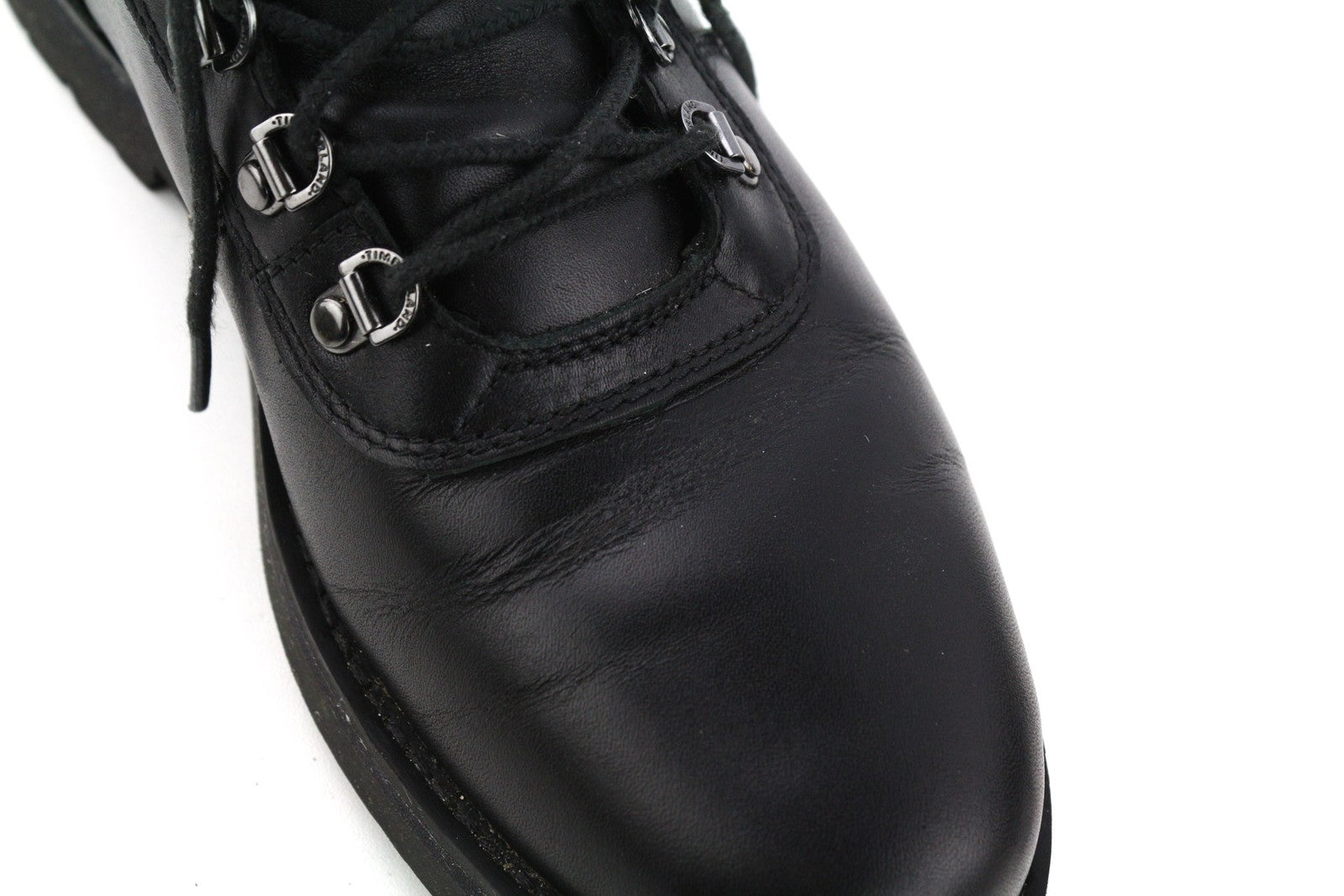 TIMBERLAND A27ZK Men Boots EU42 Black Leather Logo Waterproof TimberDry ReBOTL