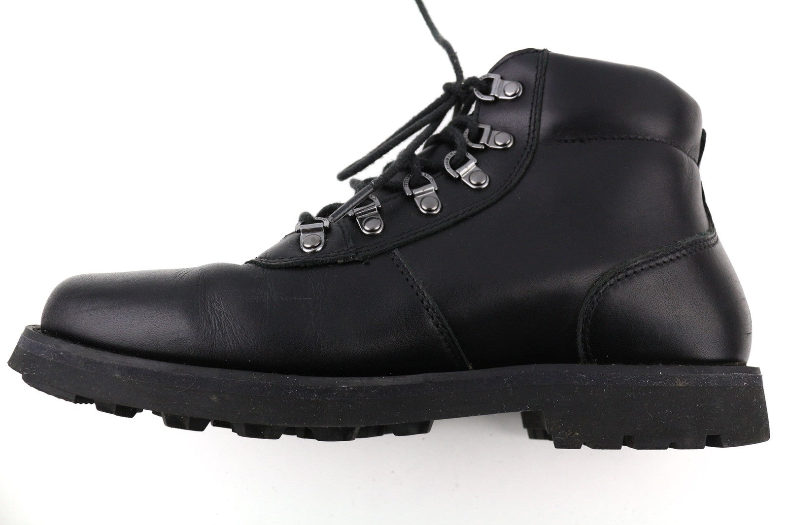 TIMBERLAND A27ZK Men Boots EU42 Black Leather Logo Waterproof TimberDry ReBOTL