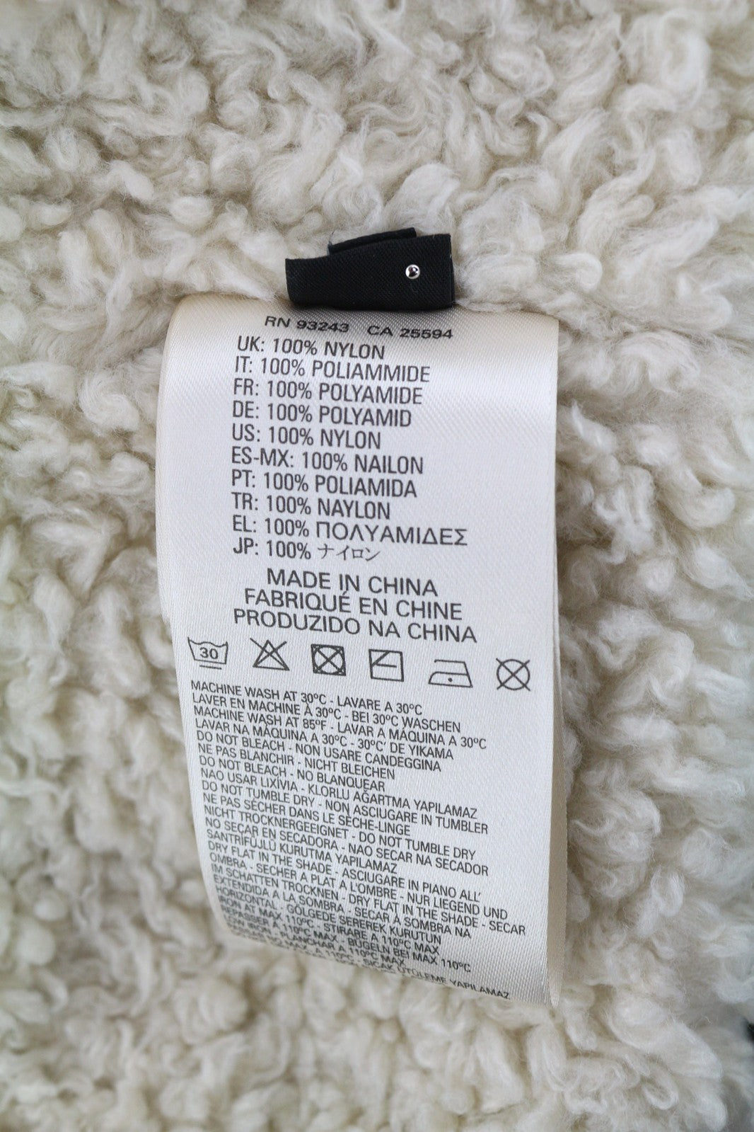 DIESEL W-Terry Women Jacket S Green Parka Zip Hooded Sherpa Lined RRP€395