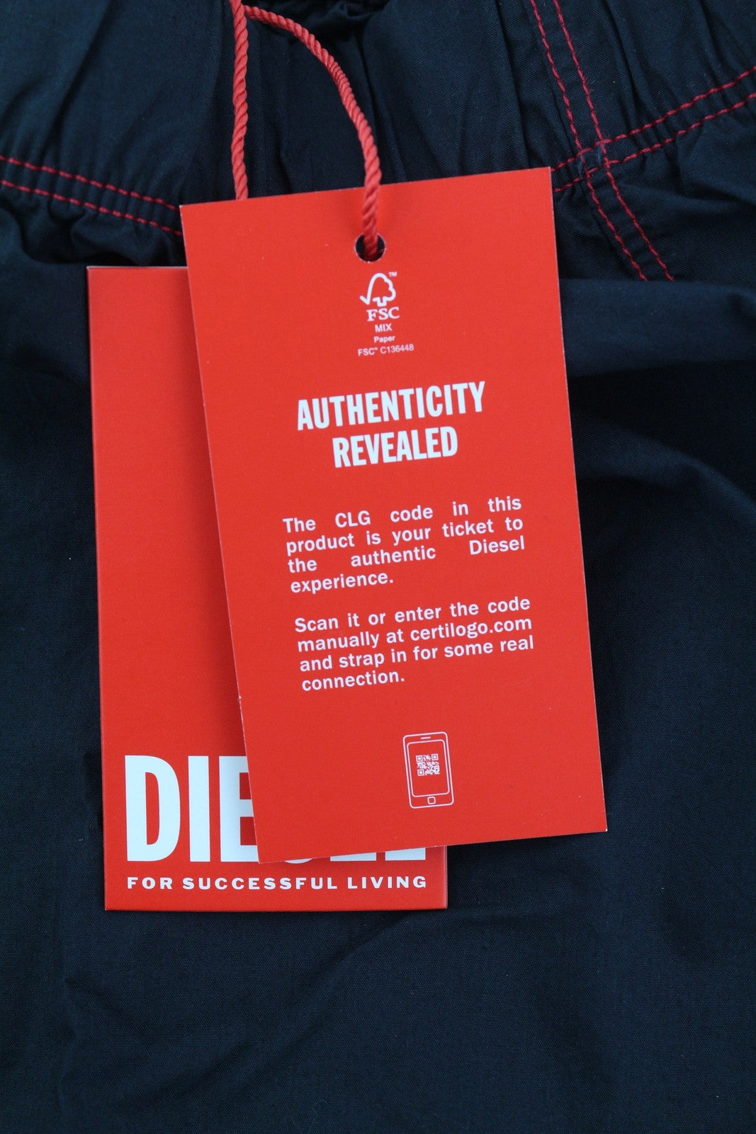 DIESEL Uubx-Stark Men's Underwear L Boxer Elastic Waist Logo All Seasons Black