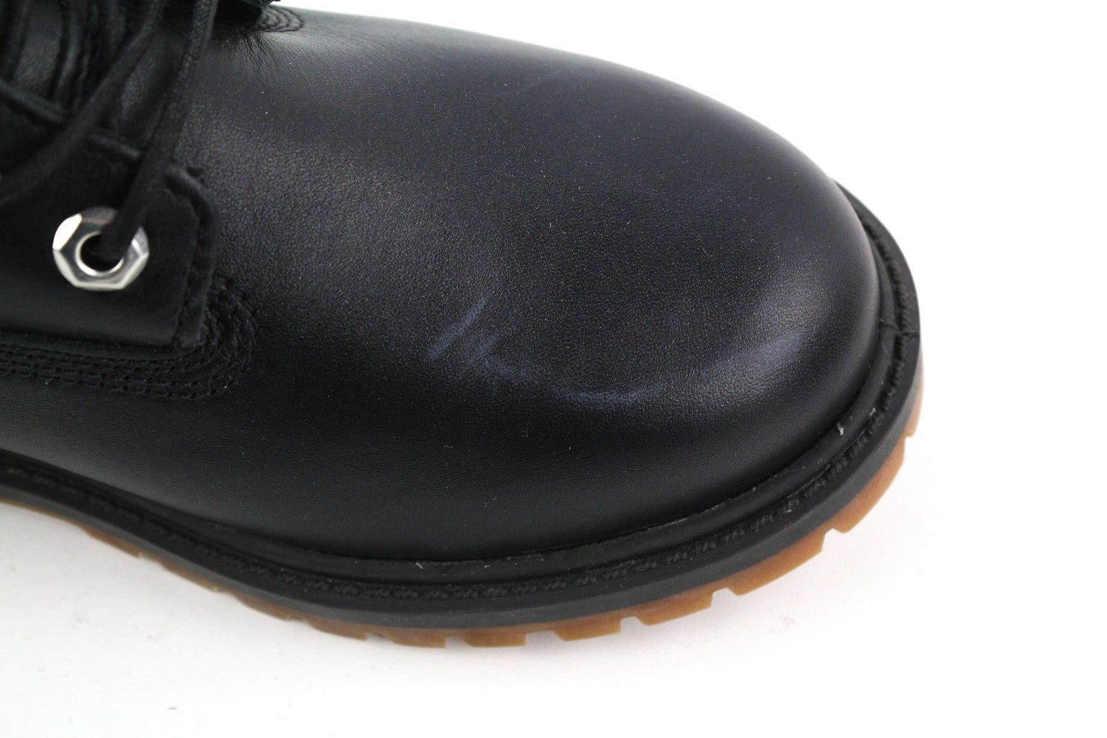 TIMBERLAND A2M8G Women Boots EU36 UK3.5 Black Leather Almond Toe Waterproof