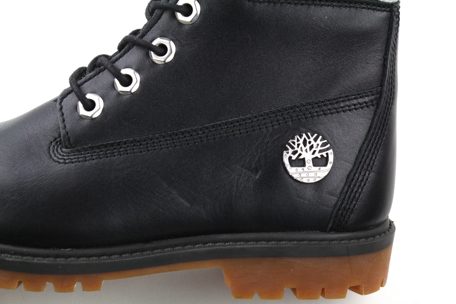 TIMBERLAND A2M8G Women Boots EU36 UK3.5 Black Leather Almond Toe Waterproof