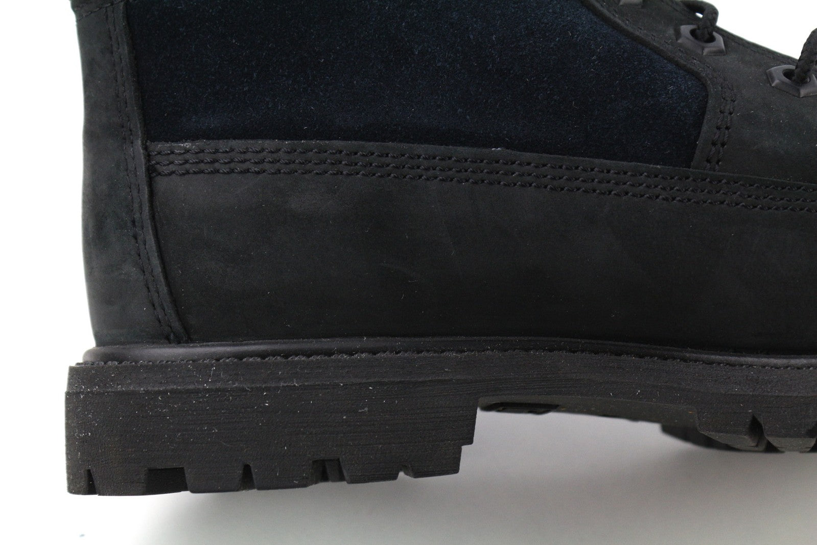 TIMBERLAND A1R2M Women Boots EU38 UK5 Black Leather Lace Up Ankle Top Ortholite