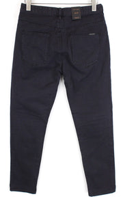 MAISON SCOTCH Women Jeans W27/L34 Slim Boyfriend Fit Ripped Navy Cotton Dyed