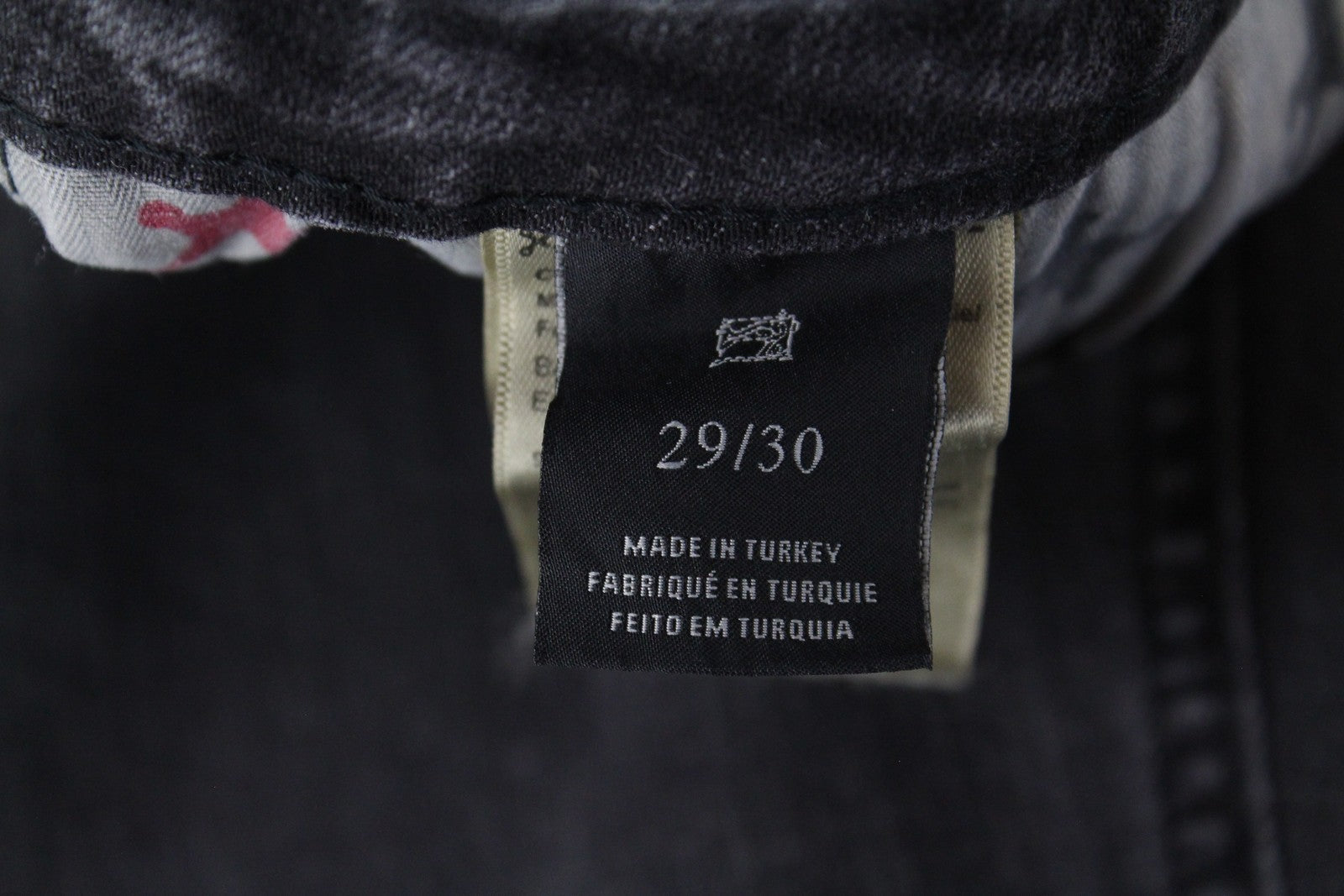 SCOTCH & SODA Supreme Women Jeans W29/L30 Slim Straight Fit Grey Cotton Stretch