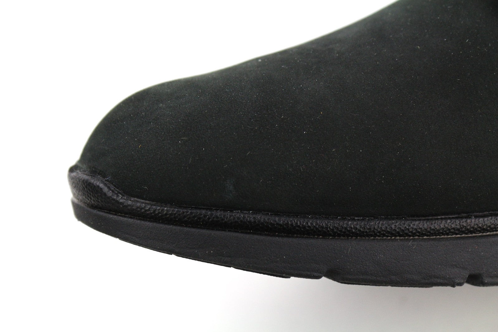 TIMBERLAND A19UK Men Boots EU42 Black Leather Sensorflex Comfort System Logo