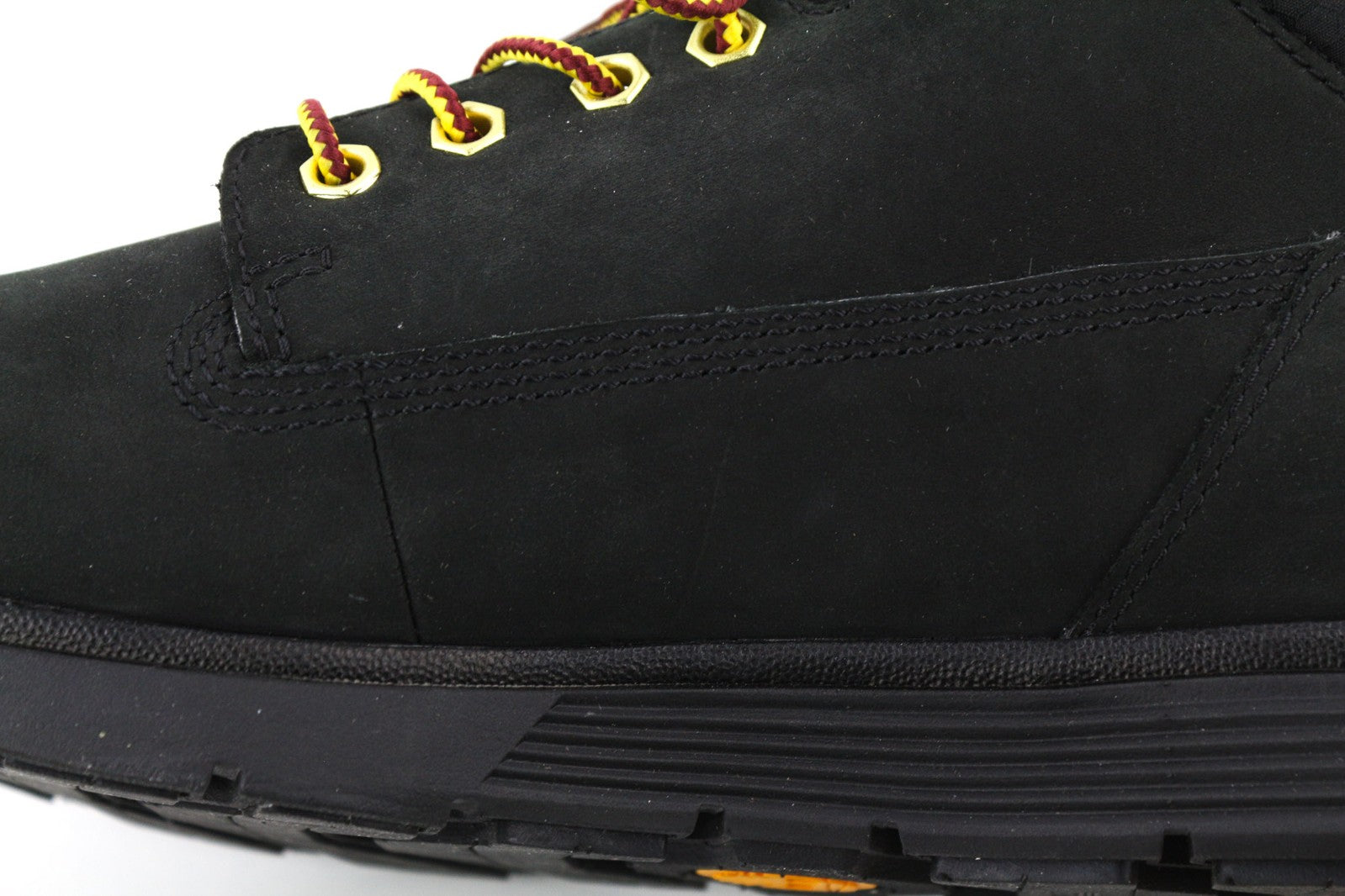 TIMBERLAND A19UK Men Boots EU42 Black Leather Sensorflex Comfort System Logo