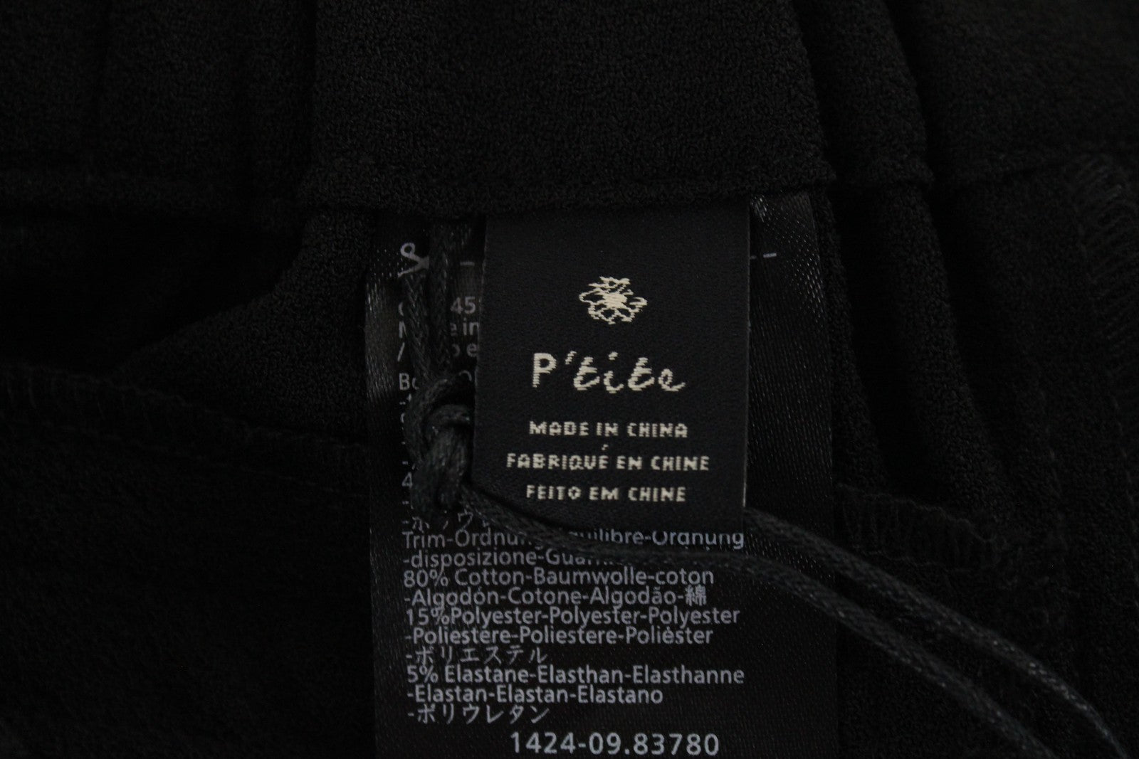 MAISON SCOTCH Women Trousers XS Slim Black Stretch Cotton Blend Pull On