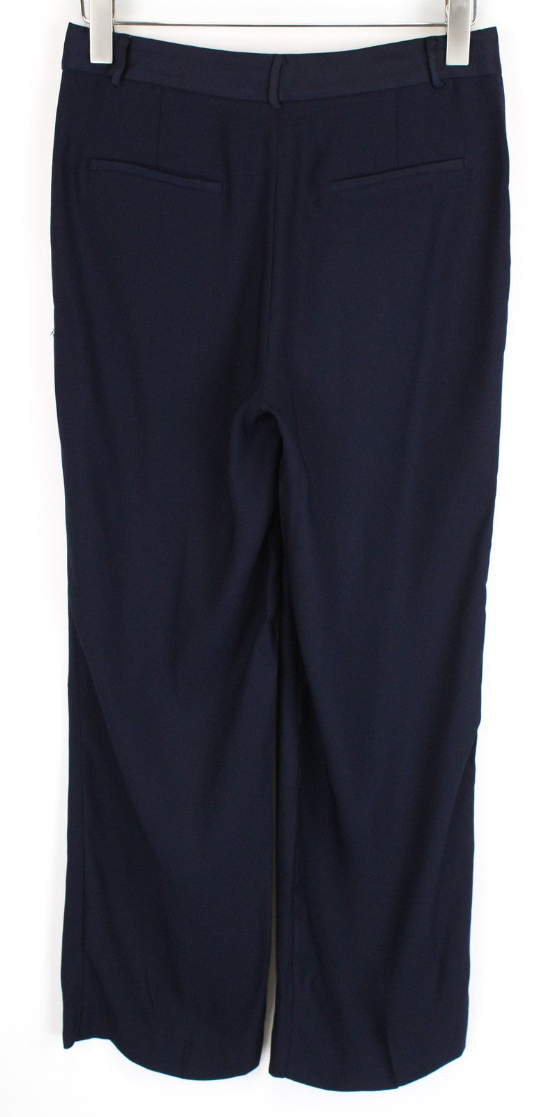 MAISON SCOTCH Women Trousers S Loose Navy Lightweight Classic Slit Pockets