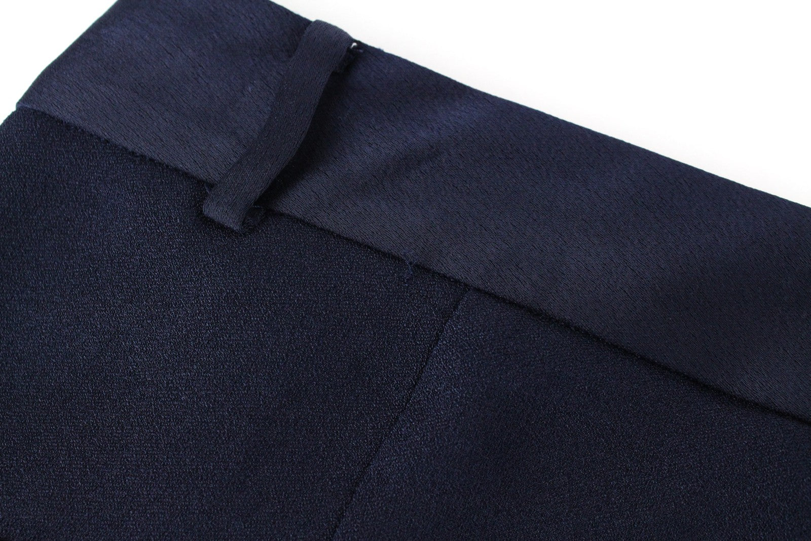 MAISON SCOTCH Women Trousers S Loose Navy Lightweight Classic Slit Pockets