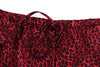 Red Viscose Shorts