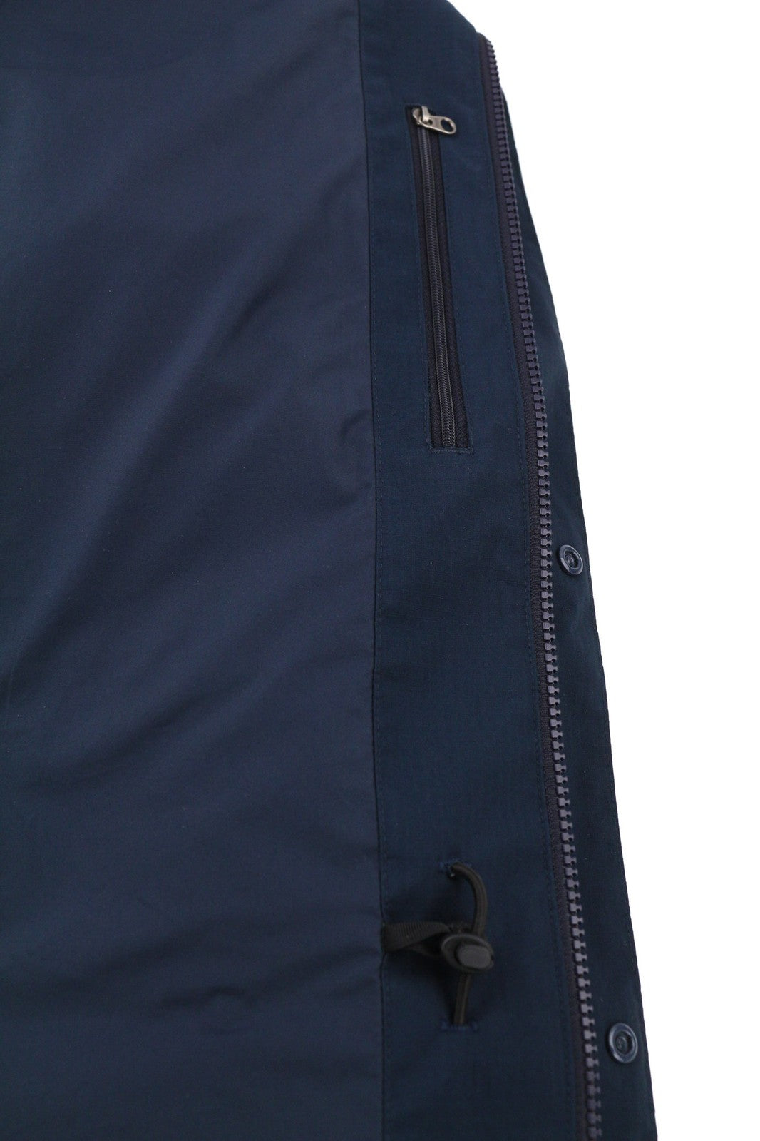 PATAGONIA Men Jacket M Dark Blue Eco Rain Shell Zipper High Neck Logo Thin H2NO