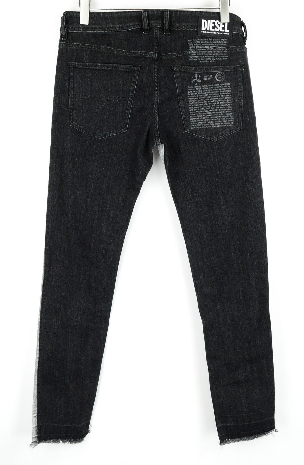 DIESEL Sleenker-X-SP 082AX Men Jeans W33/L32 Slim Skinny Fit Grey Stretch