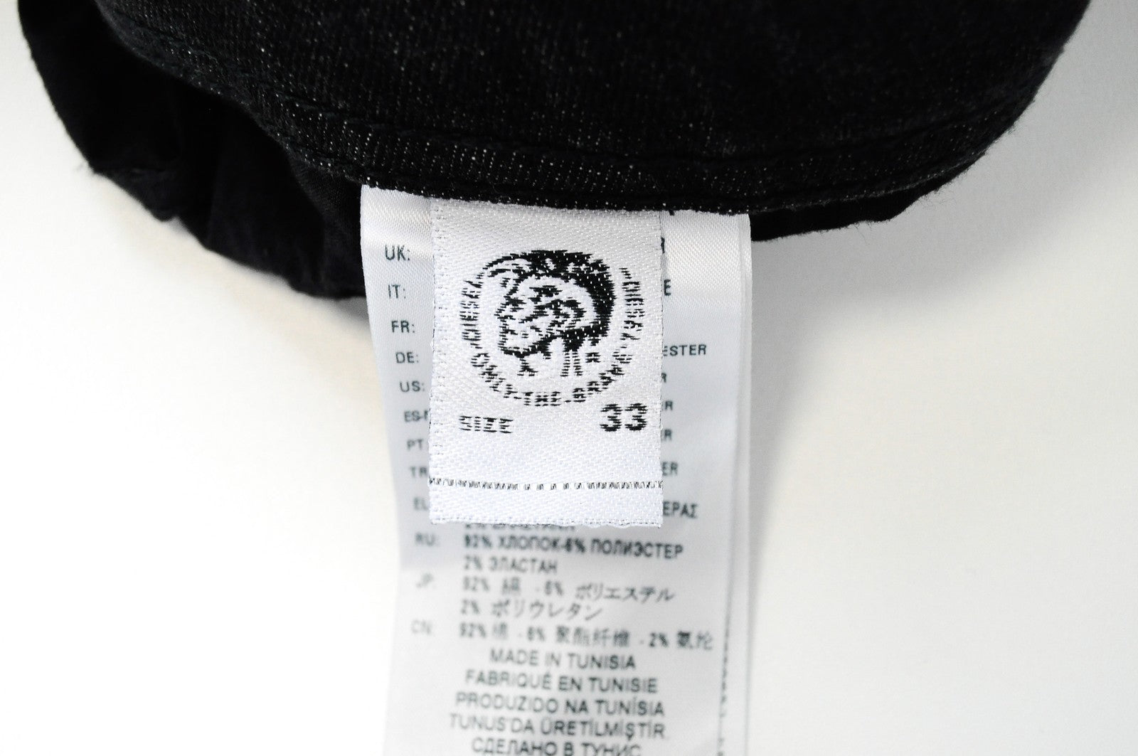 DIESEL Sleenker-X-SP 082AX Men Jeans W33/L32 Slim Skinny Fit Grey Stretch