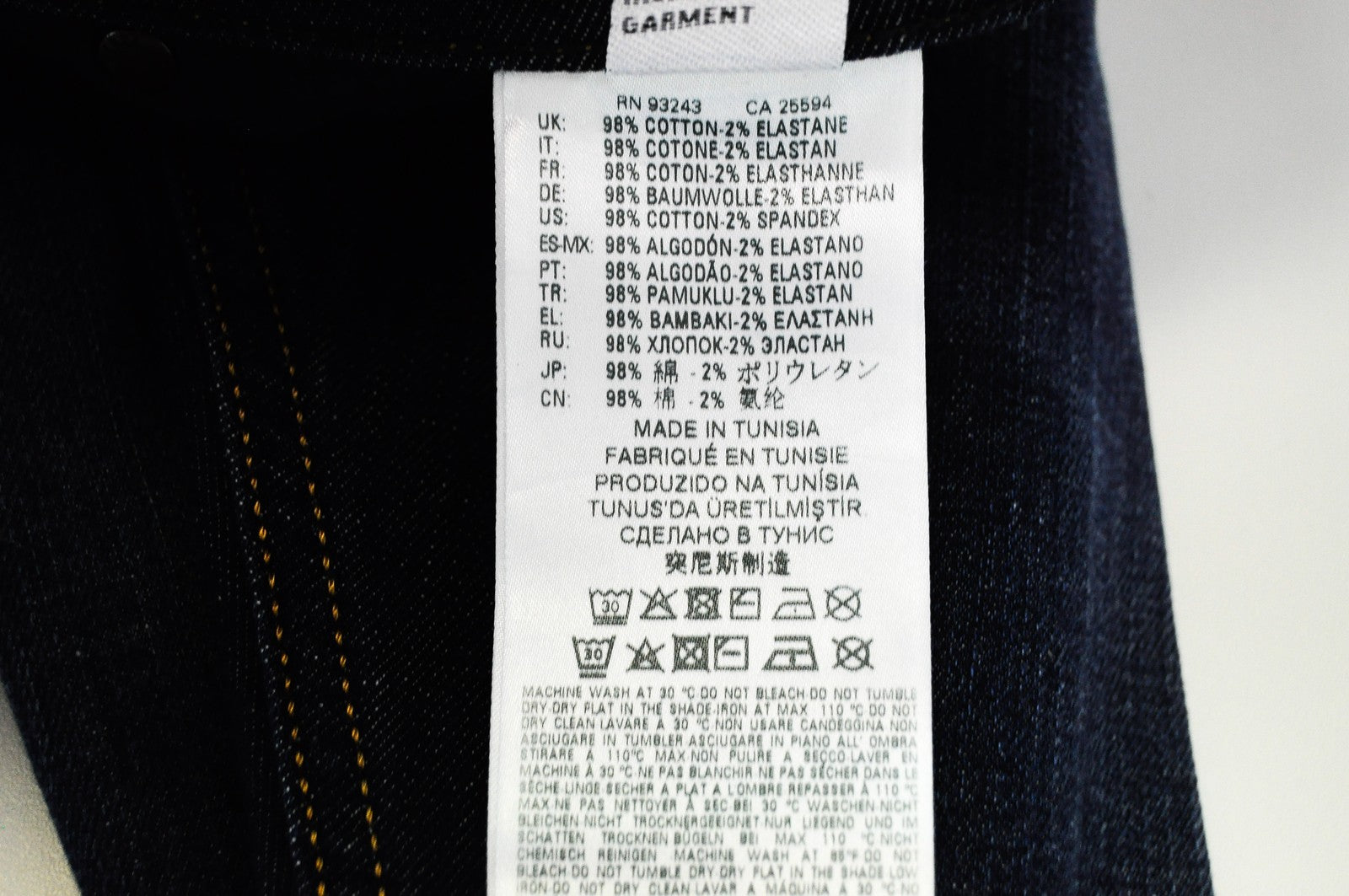 DIESEL Tepphar R7NA8 Men Jeans W32/L34 Slim Carrot Washed Blue Stretch Pants