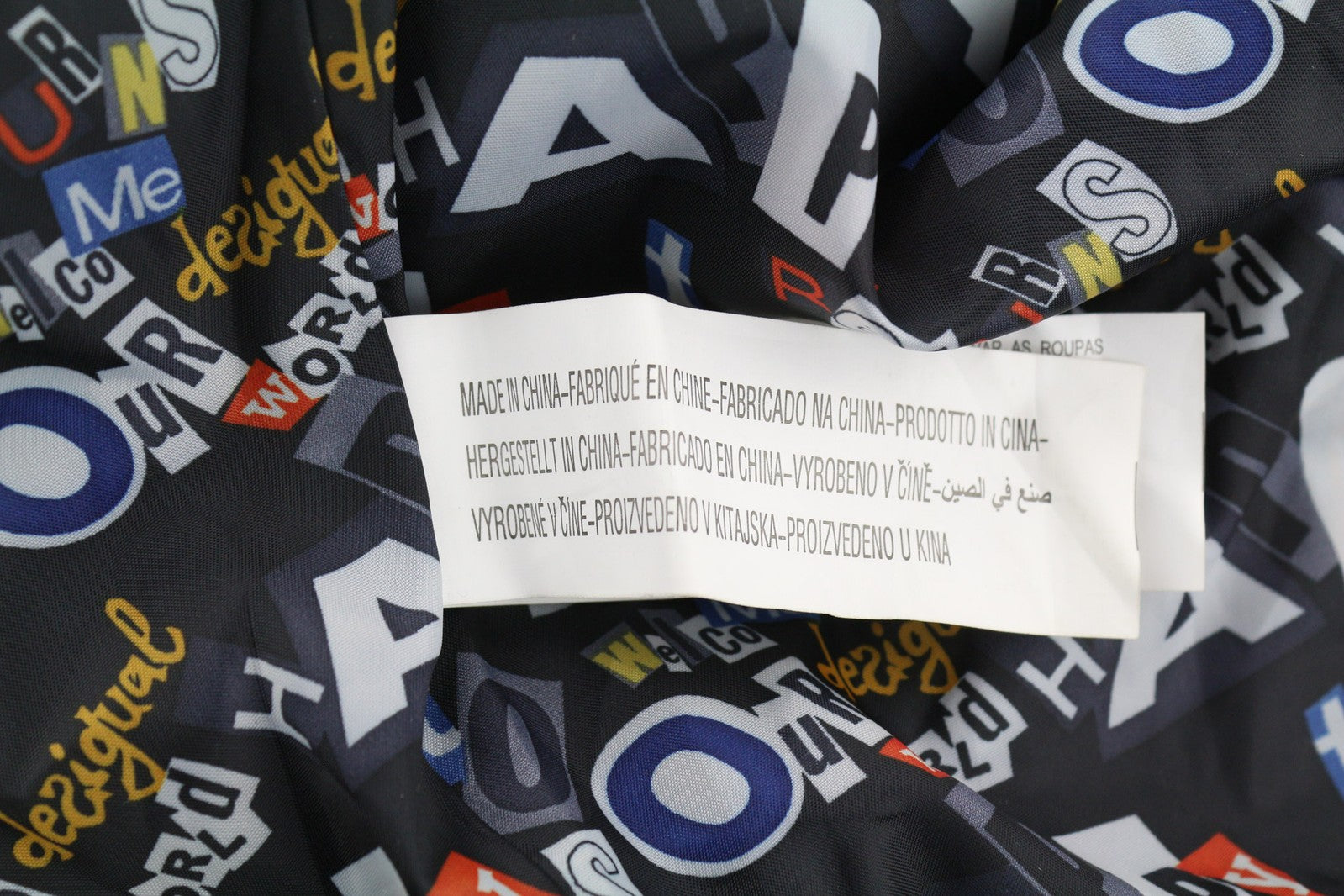 DESIGUAL Women Coat ~L Short Sleeve Wool Blend High Neck Checked Logo Pockets