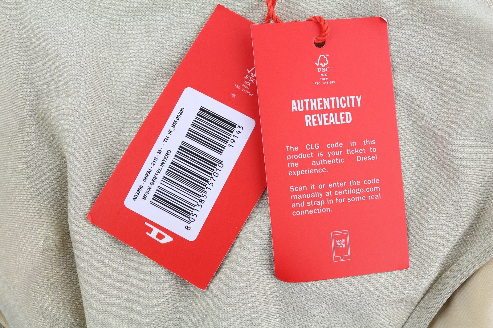 DIESEL Bfsw-Gretel Women Swimsuit M One Piece RRP€110 Stretch Glitter Beige