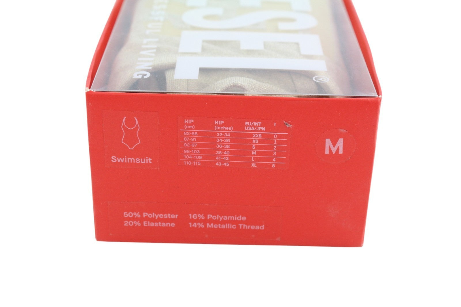 DIESEL Bfsw-Gretel Women Swimsuit M One Piece RRP€110 Stretch Glitter Beige