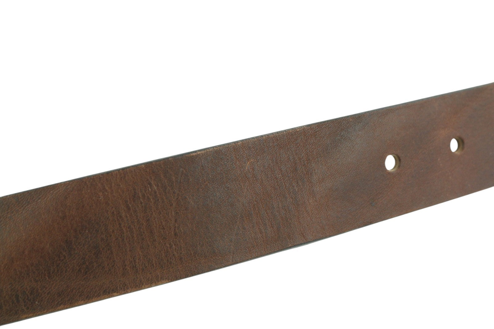 DIESEL B-And Men Belt 95 CM Dark Brown Leather Gold Tone Buckle Casual Logo