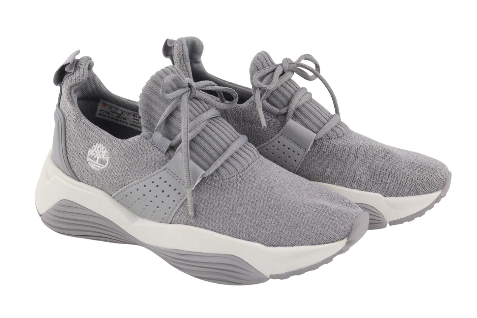 TIMBERLAND A2AN9-A4519 Women Trainers EU37.5/38 Grey Textile Low-Top Sneakers