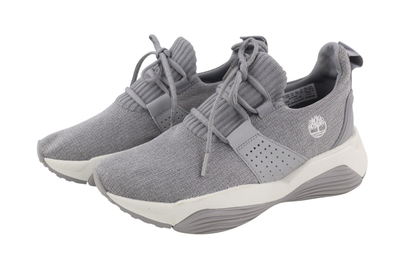 TIMBERLAND A2AN9-A4519 Women Trainers EU37.5/38 Grey Textile Low-Top Sneakers