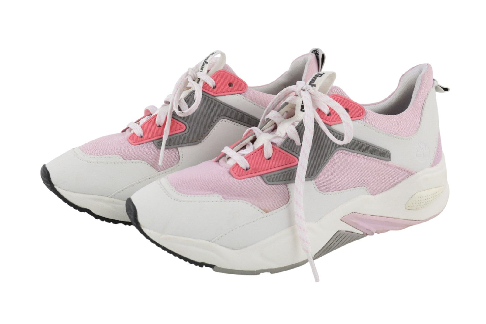 TIMBERLAND A2FM5-A4519 Women Trainers EU38.5/39 Pink White Low-Top Textile