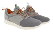 TIMBERLAND A2J4J-A4650 Men Trainers EU43/43.5 Grey Leather Textile Sneakers