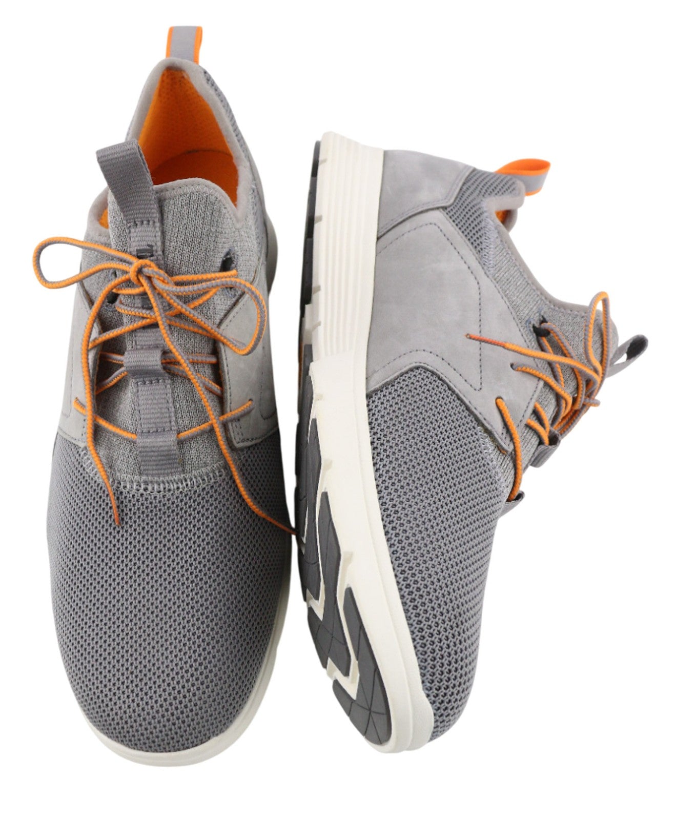 TIMBERLAND A2J4J-A4650 Men Trainers EU43/43.5 Grey Leather Textile Sneakers