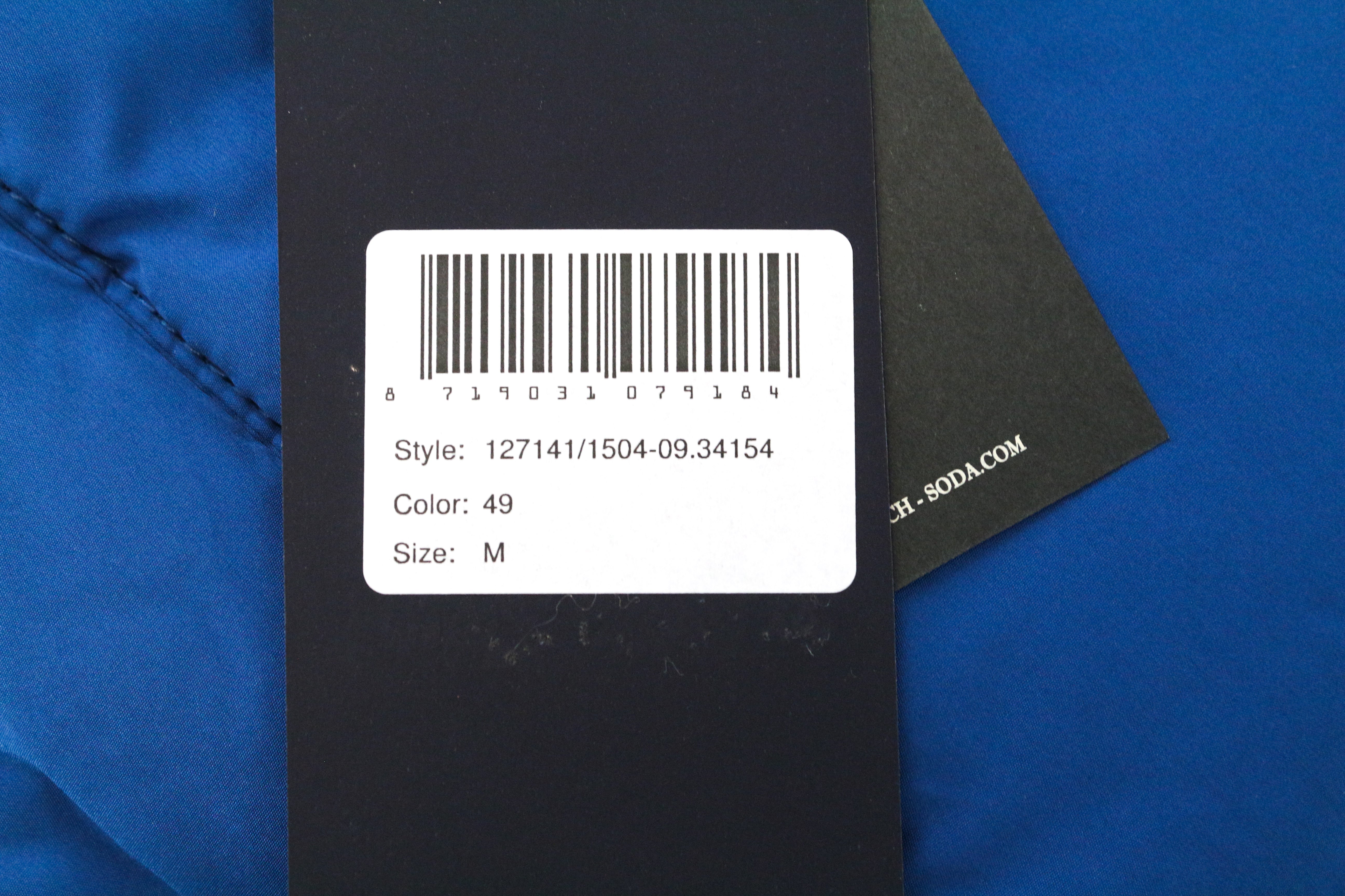 SCOTCH & SODA Men's M Camouflage Reversible Puffer Vest Snap Short Fit