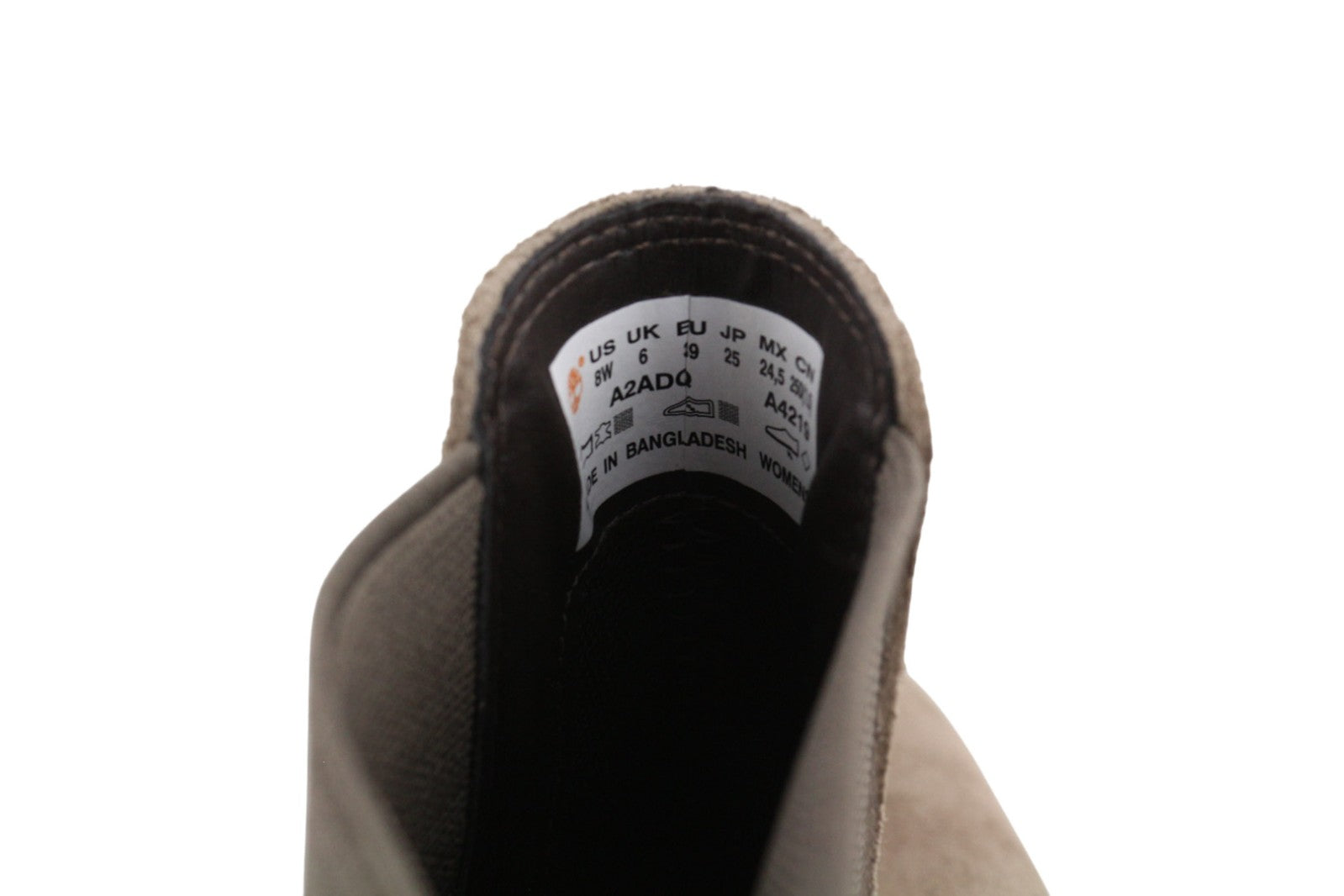 TIMBERLAND A2ADQ-A4219 Women Shoes EU39/39.5 Brown Grey Leather Ankle Boots