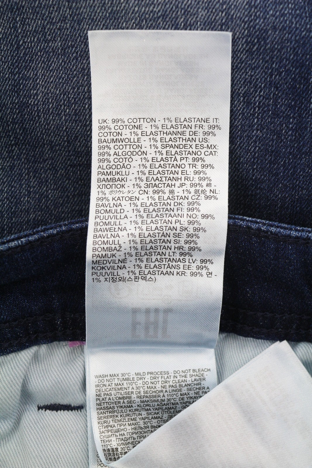 DIESEL 1985 Larkee RB067 Men Jeans W34/L32 Straight Fit Buttoned Washed Blue