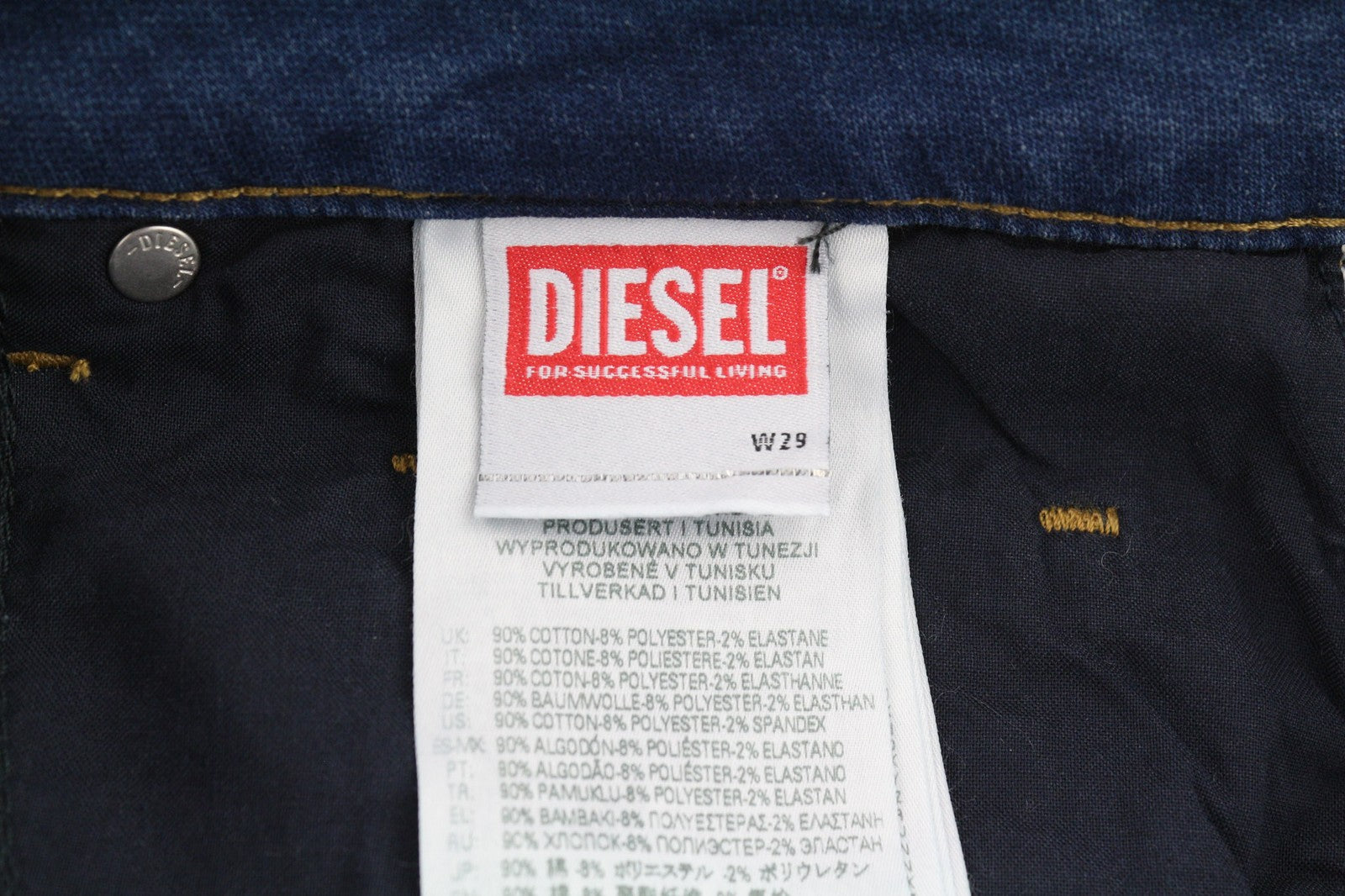 DIESEL Candys Jogg 069HC Womens Jeans W29 Sweat Jogg Relaxed Boyfriend Blue