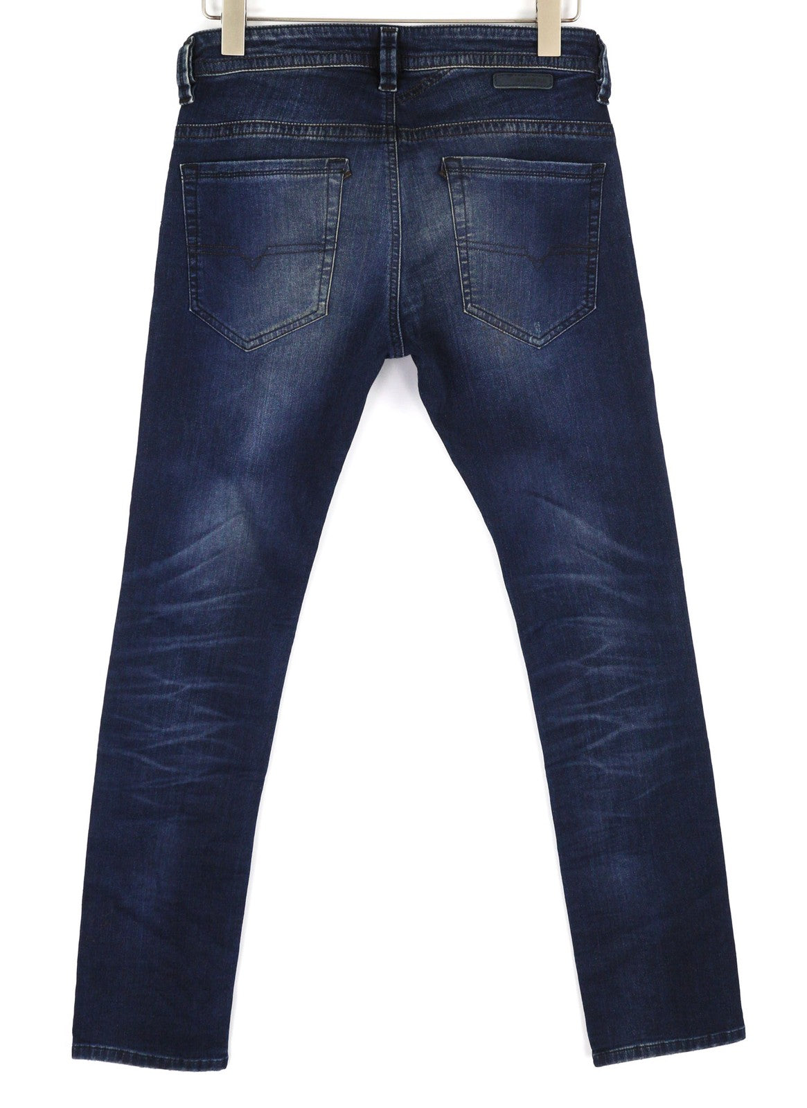 DIESEL Thavar-NE 0607U Mens Jeans W28 Sweat Jogg Slim Blue Stretchy Ripped