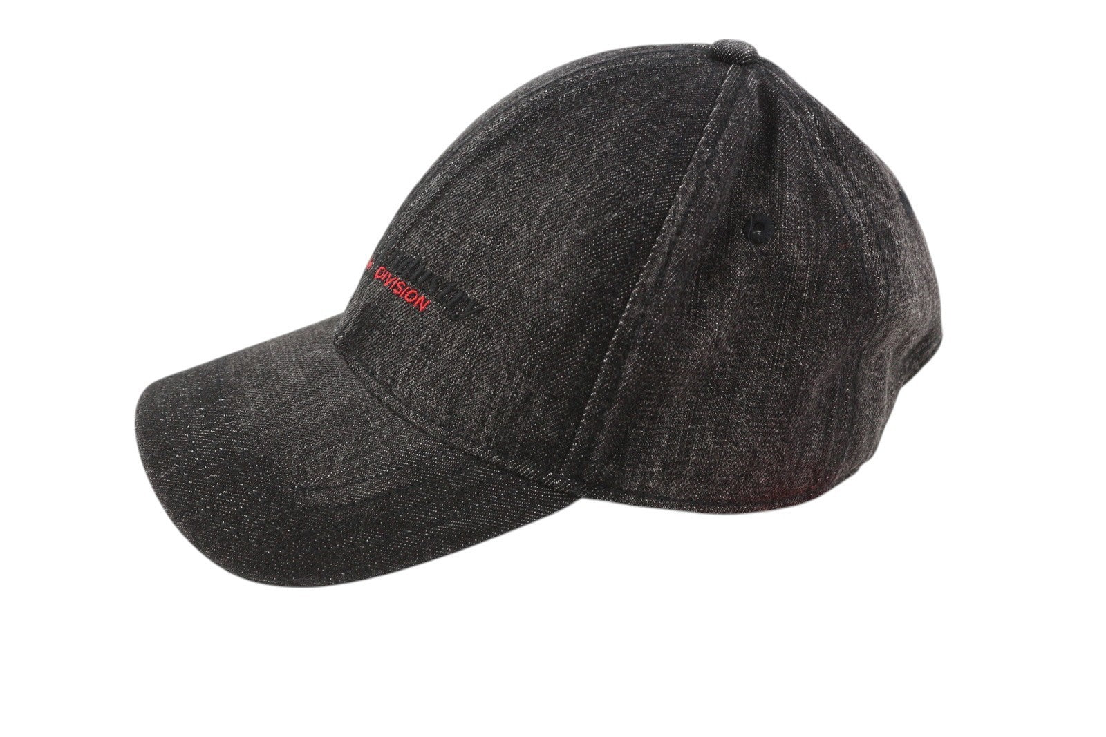 DIESEL C-Ivar Men Cap 1 Baseball Denim Black Embroidered Logo Cotton RRP€70