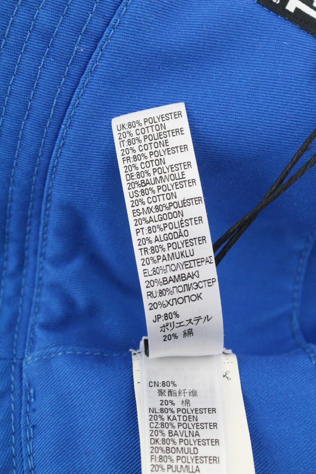 DIESEL D-Indig Men Hat OS Blue Bucket All Seasons Casual Patch Mid RRP€100