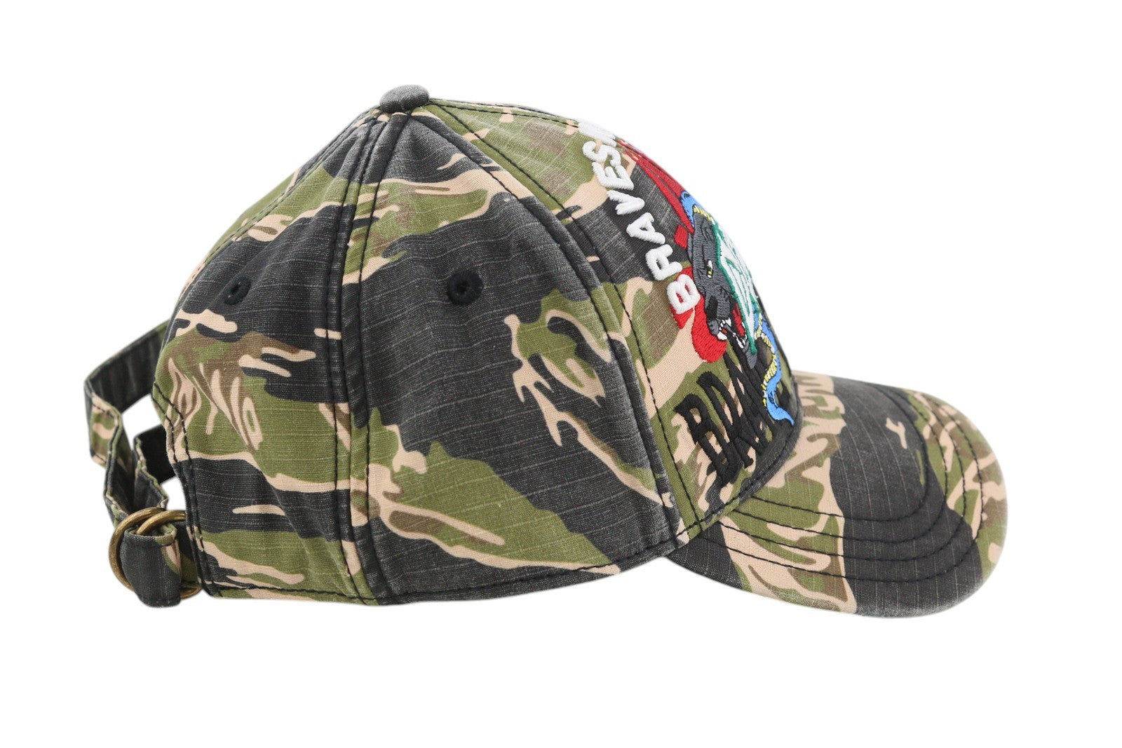 DIESEL C-Ripca Men Cap OS Camouflage Print Baseball Embroidered Cotton Unisex