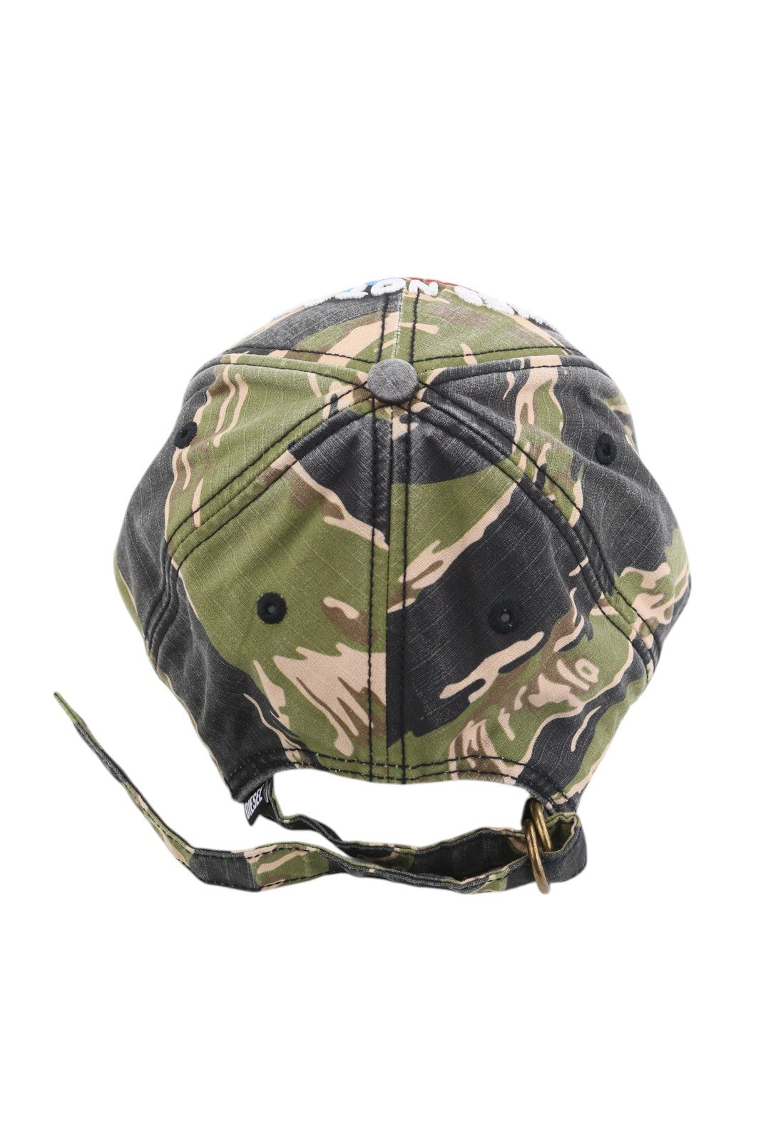 DIESEL C-Ripca Men Cap OS Camouflage Print Baseball Embroidered Cotton Unisex