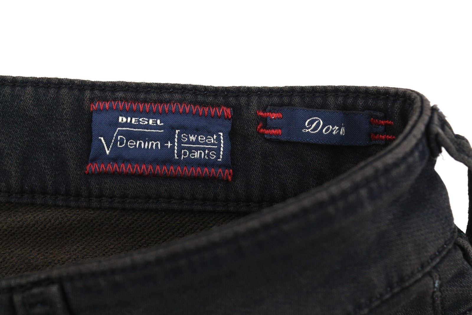 DIESEL Doris-NE 0669Q Womens Jeans W25 Sweat Jogg Slim Skinny Blue Stretchy