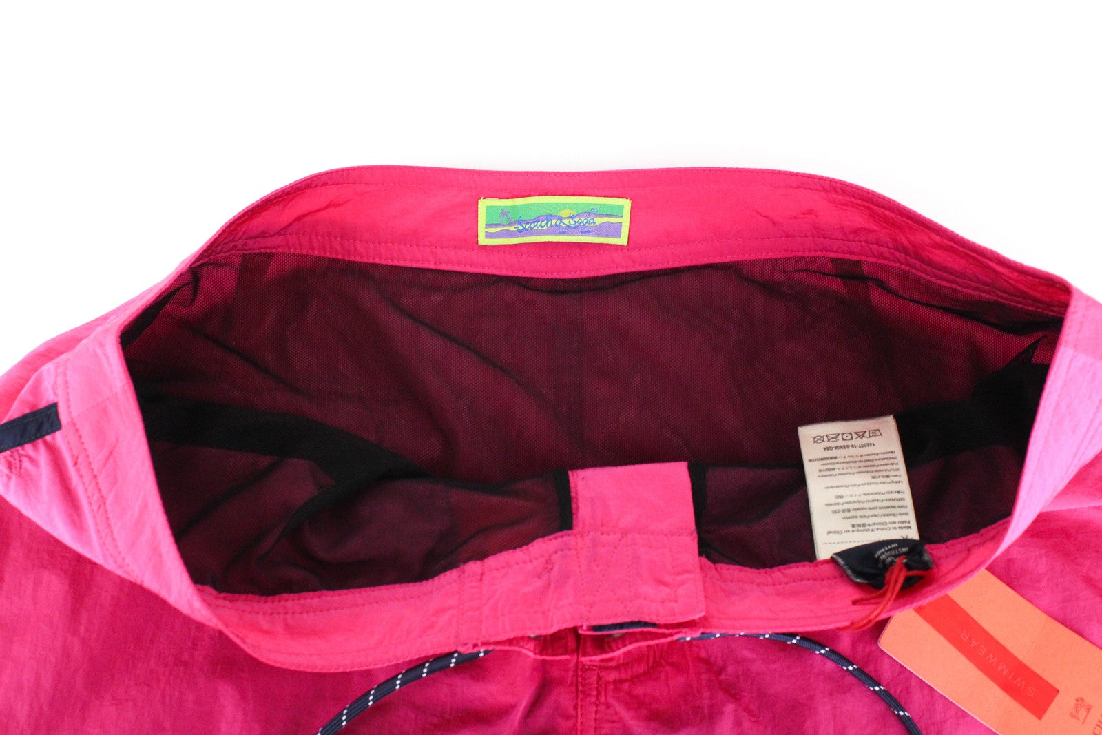 SCOTCH & SODA Ams Couture Men's M Pink Swim Shorts Drawstring Pull-On Summer