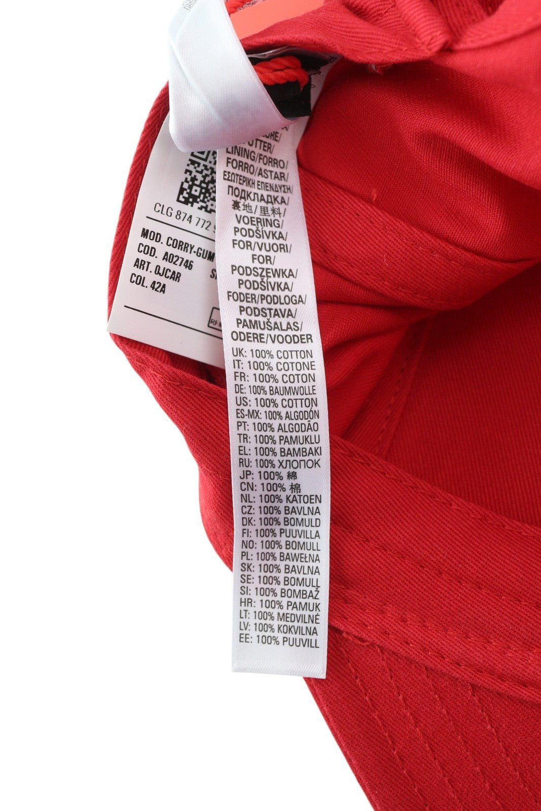 DIESEL Corry-Gum Men Cap OS Red Baseball Cotton All Seasons Logo Casual Unisex