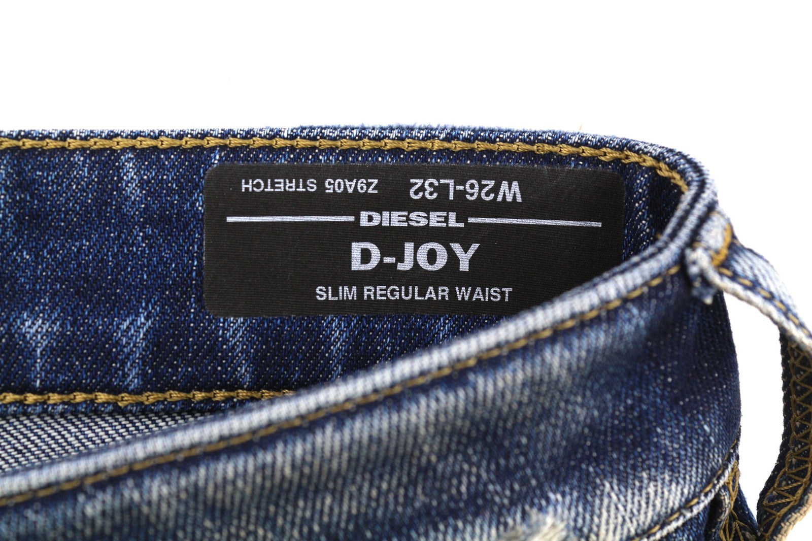 DIESEL D-Joy Z9A05 Womens Jeans W26/L32 Slim Blue Stretchy Washed 5-Pocket