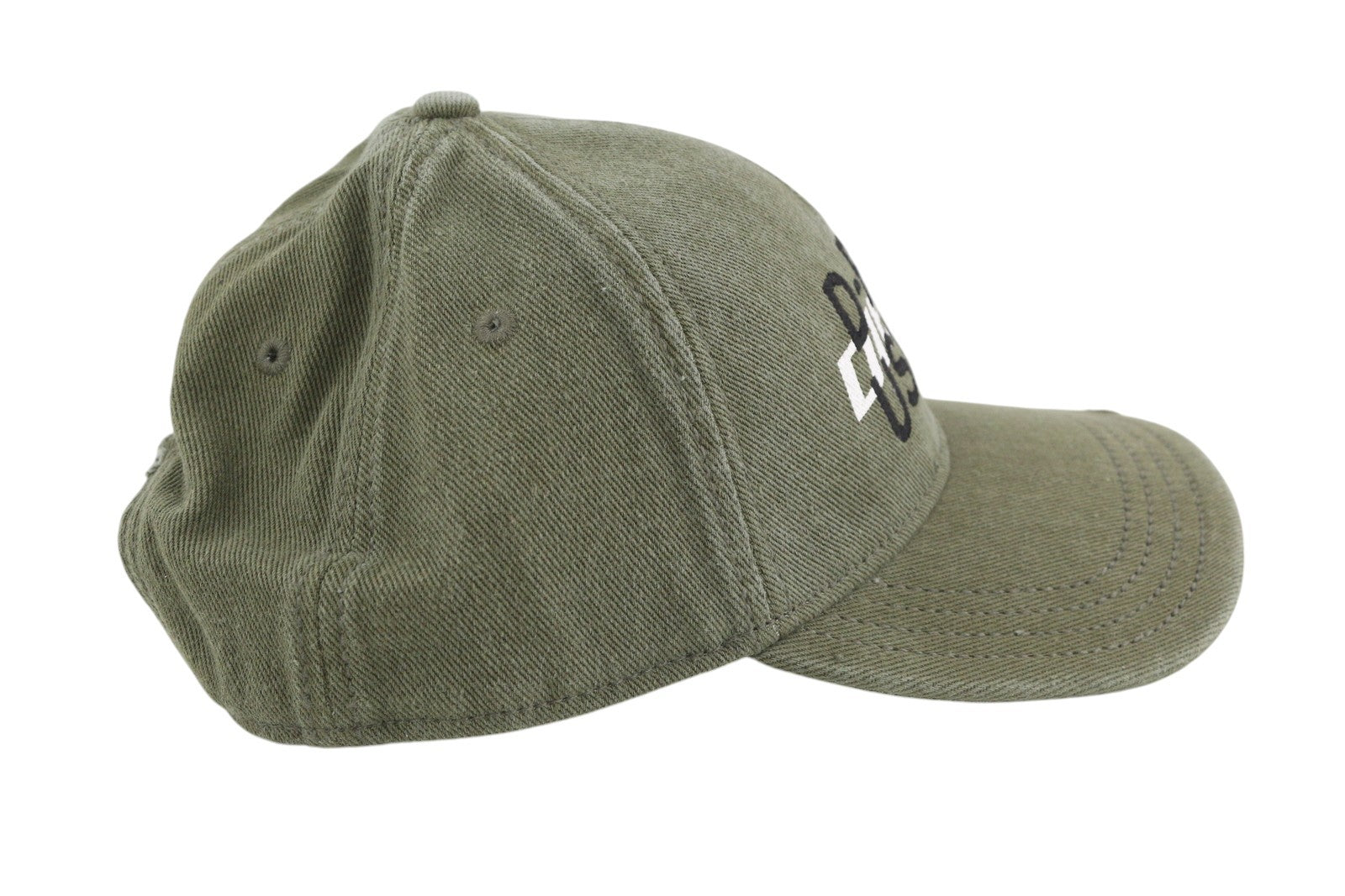 DIESEL C-Stone Men Cap 1 Baseball D-Rill Usion Embroidered Green Cotton RRP70