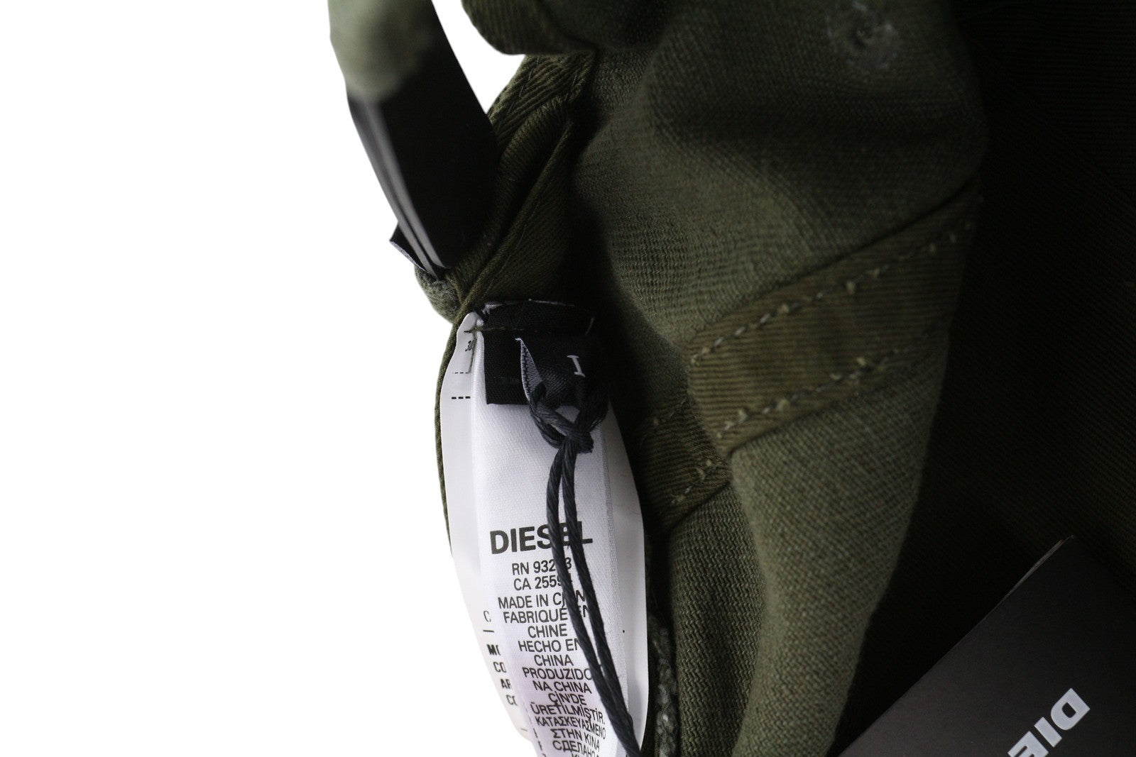 DIESEL C-Stone Men Cap 1 Baseball D-Rill Usion Embroidered Green Cotton RRP70