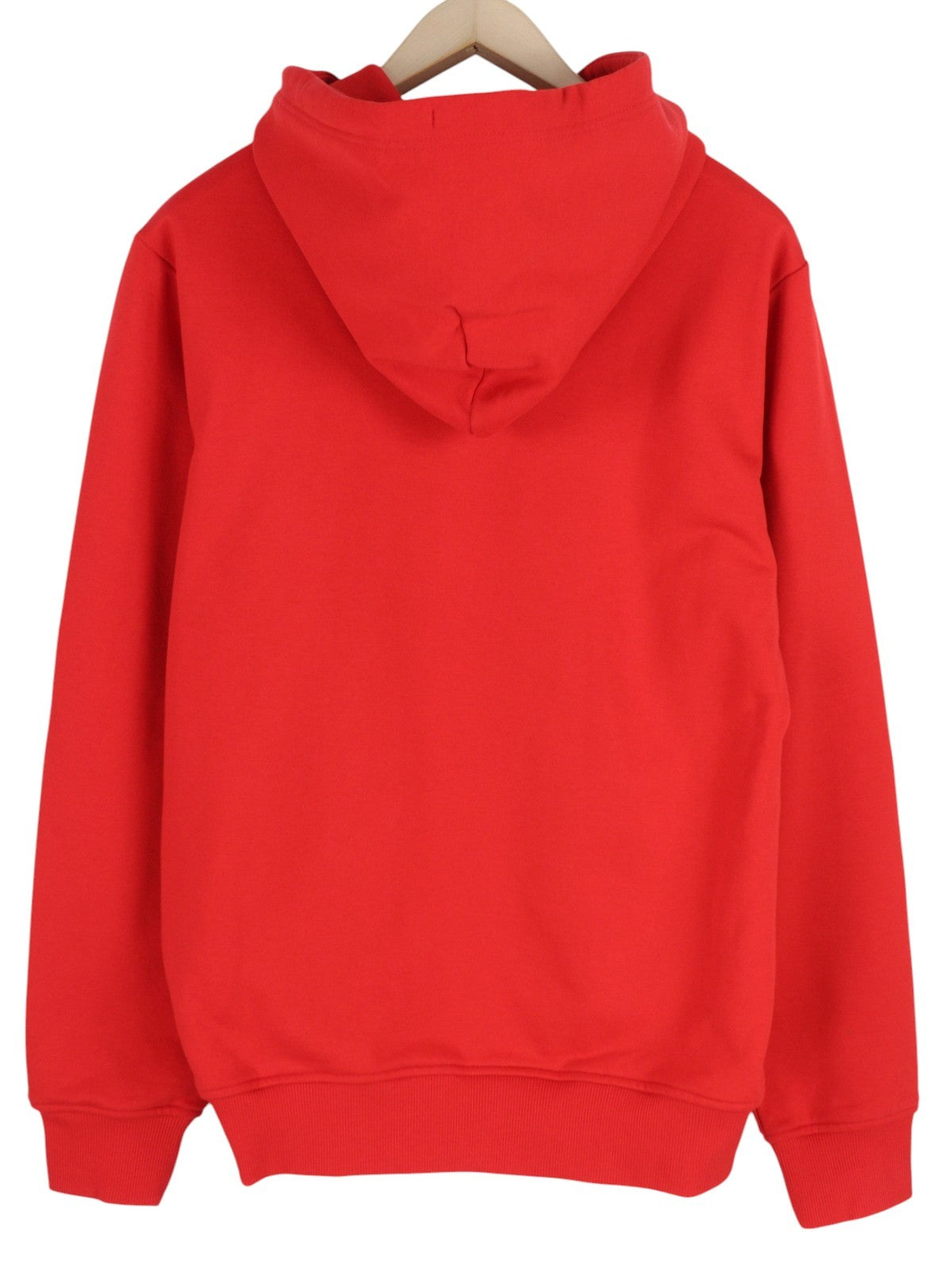 DIESEL S-Girk-Hood-Ecologo Men Hoodie L Red Washed Pullover Kangaroo RRP€150