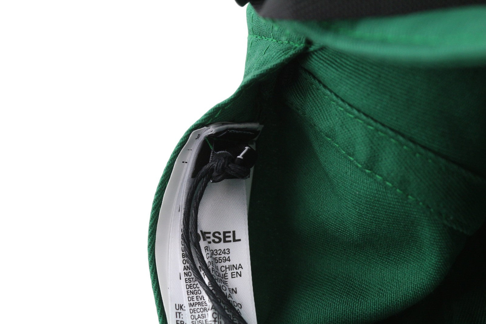 DIESEL C-Smill Men Cap OS Green Baseball Embroidered All Seasons Casual Unisex