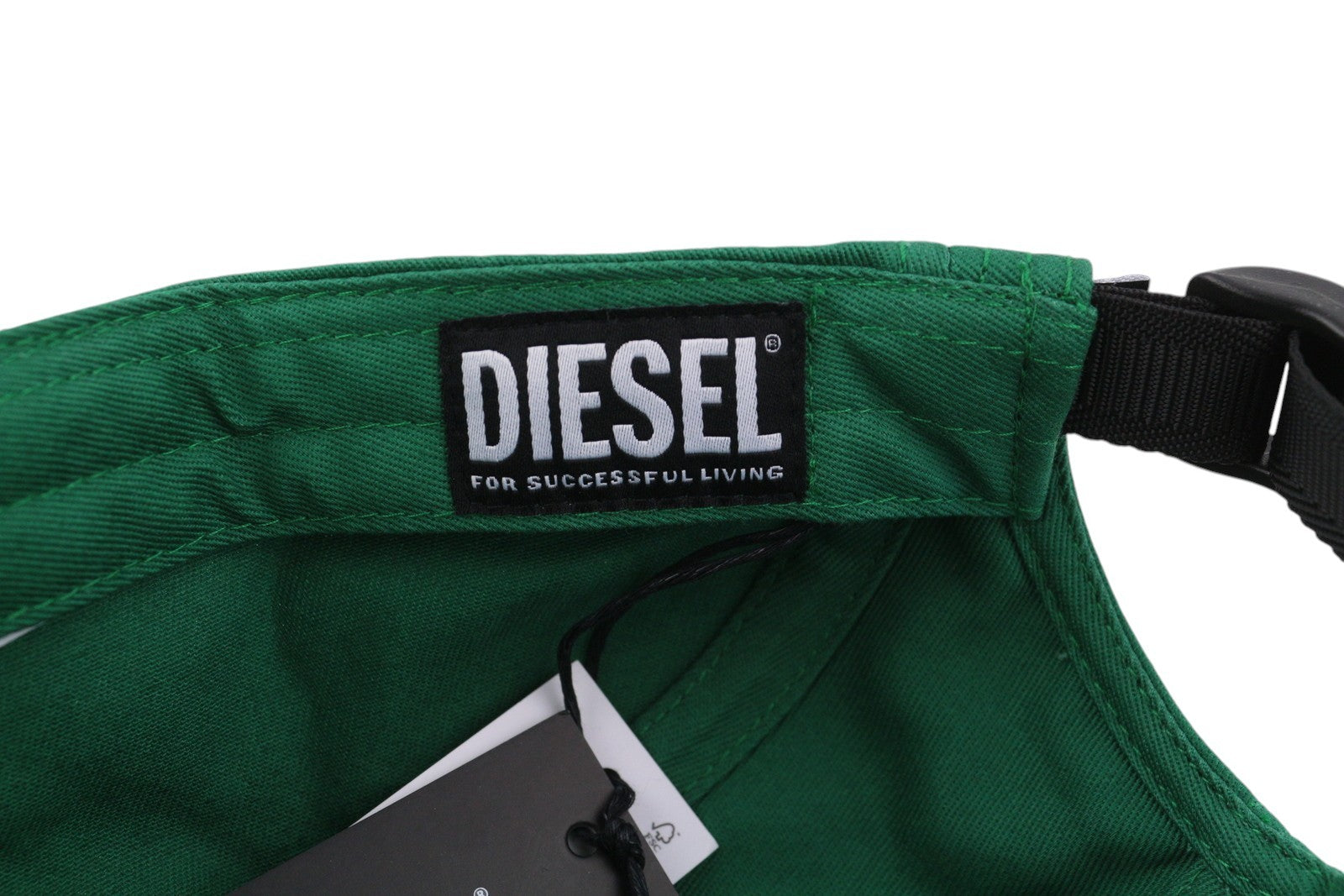 DIESEL C-Smill Men Cap OS Green Baseball Embroidered All Seasons Casual Unisex